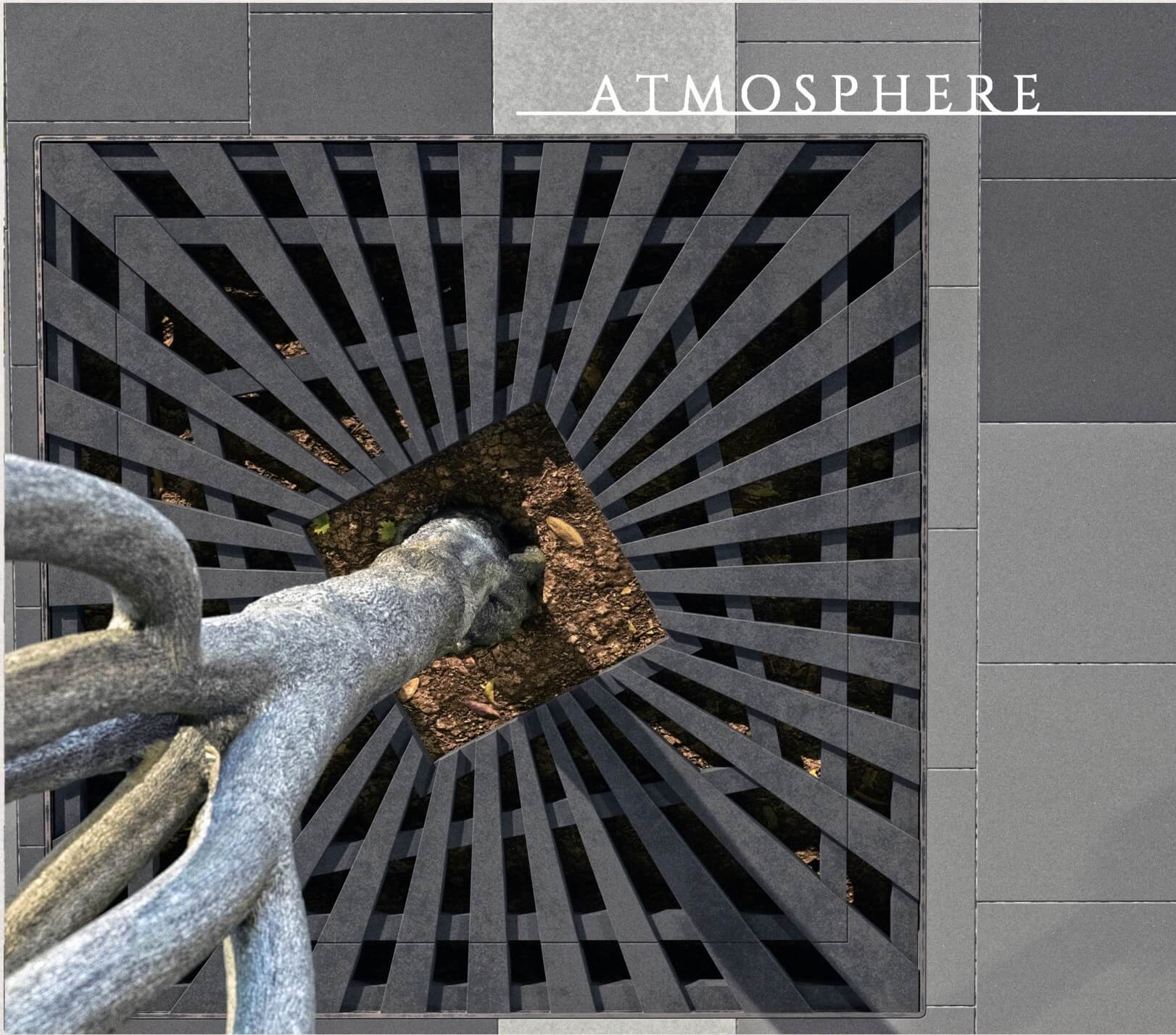 Приствольная решетка для дерева ZKING ATMOSPHERE 1.2х1.2м Черная в Серове фото