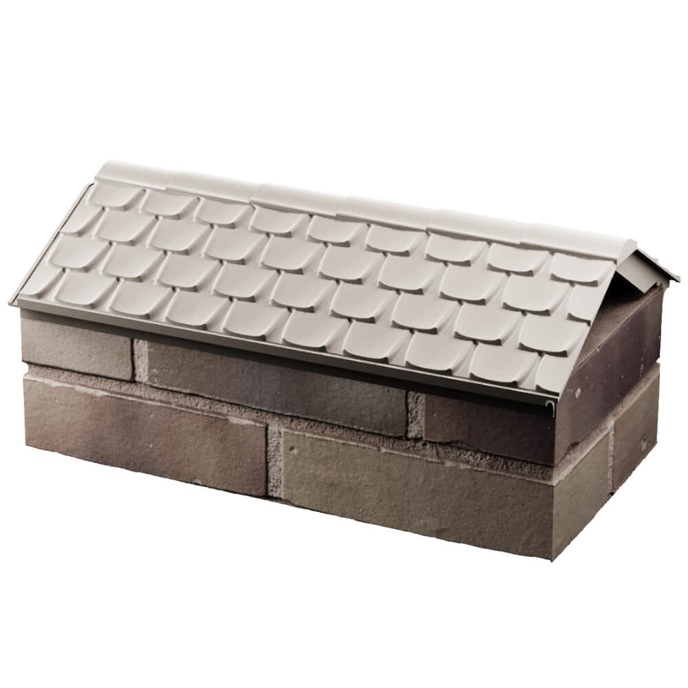 Парапет Zking Эльбрус Бежевый с посадкой на 1 кирпич (255мм) в Серове фото