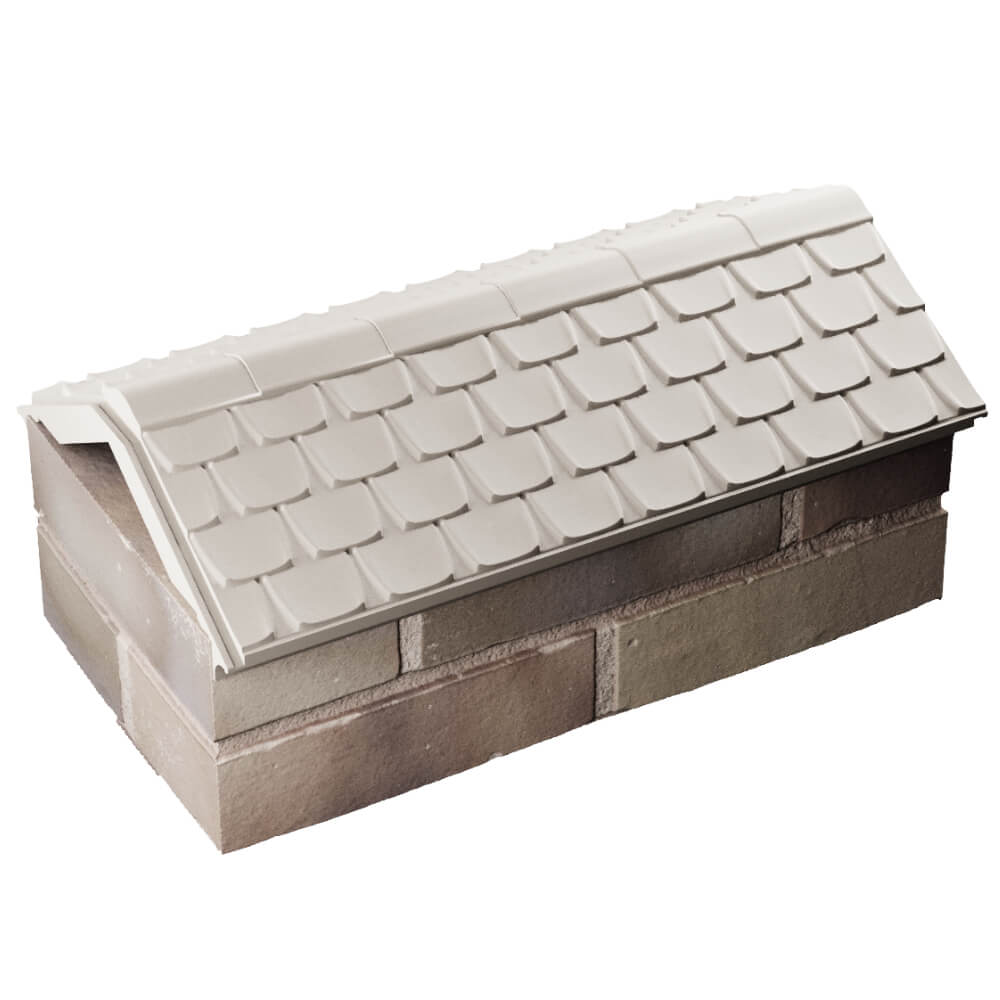 Парапет Zking Эльбрус Бежевый с посадкой на 1 кирпич (255мм) в Серове фото