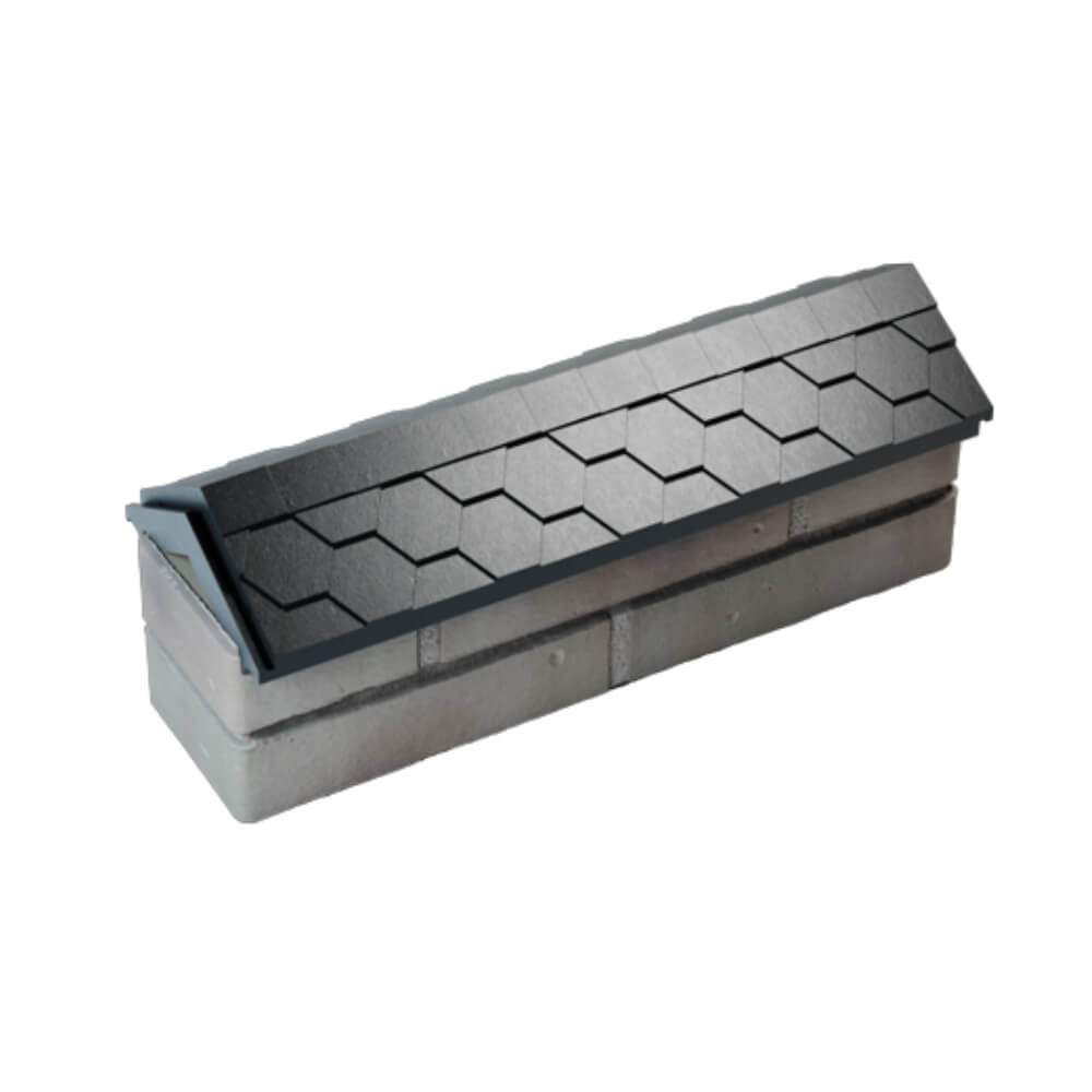 Парапет Zking Эверест Черный с посадкой на 0.5 кирпича (130мм) в Серове фото