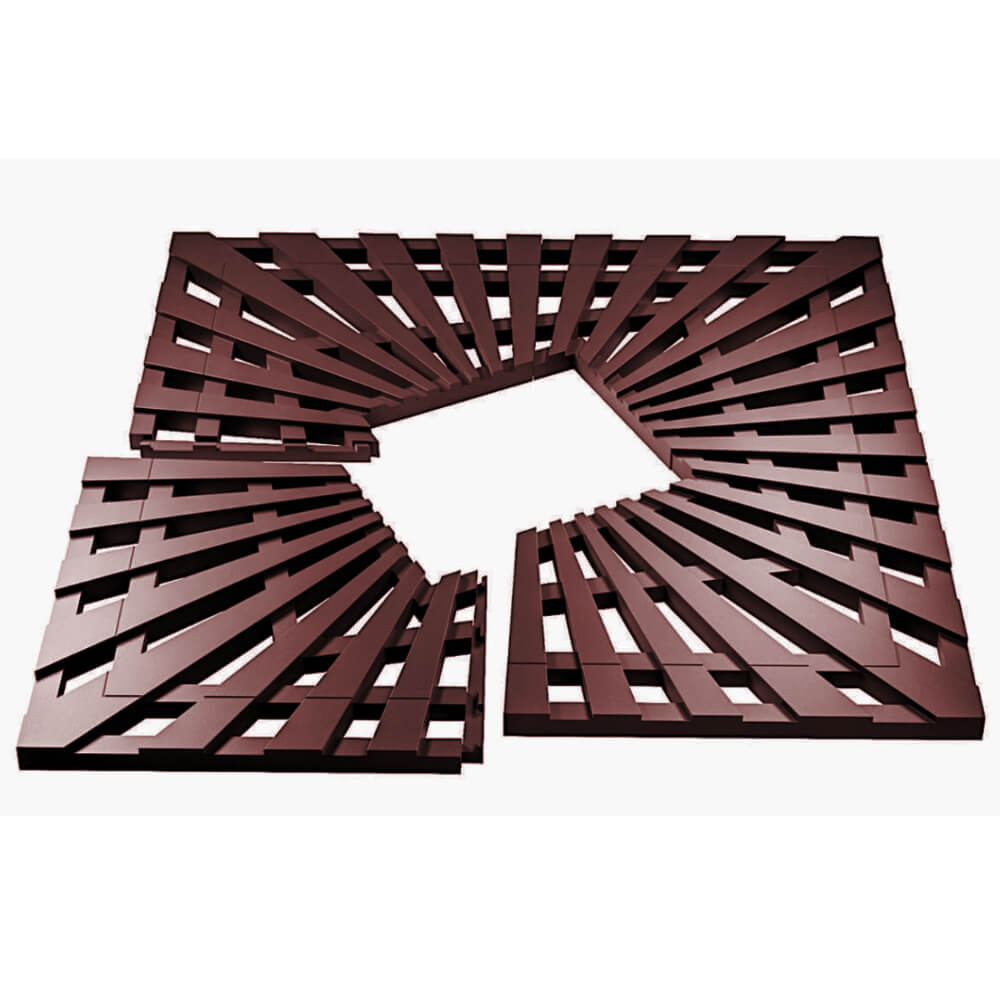 Приствольная решетка для дерева ZKING ATMOSPHERE 1.2х1.2м Коричневая в Серове фото