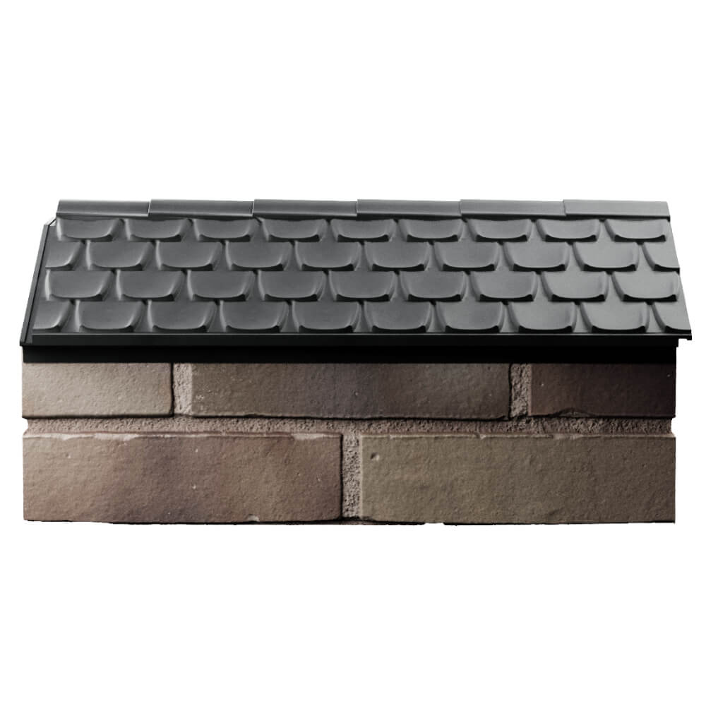 Парапет Zking Эльбрус Серый с посадкой на 1 кирпич (255мм) в Серове фото