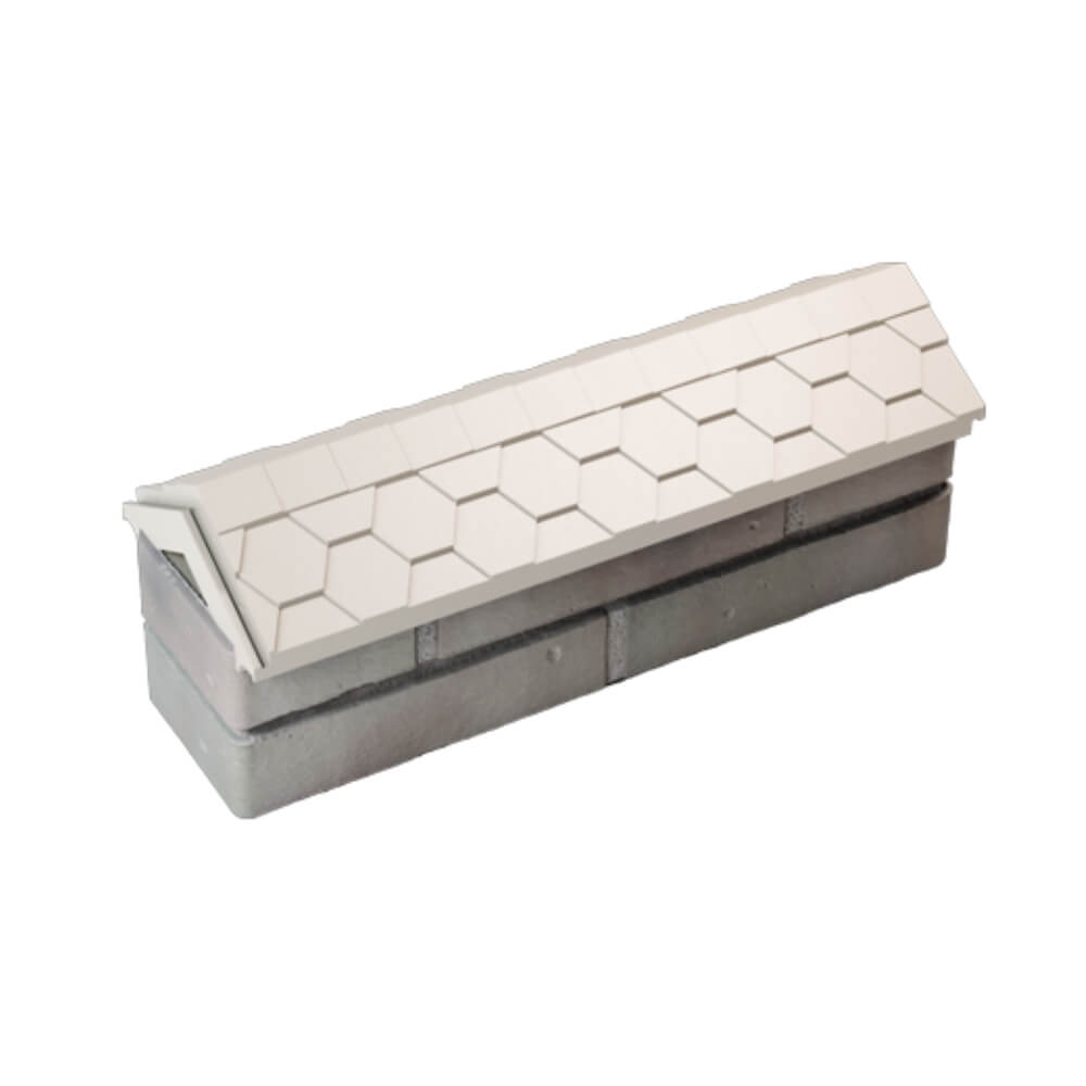 Парапет Zking Эверест Бежевый с посадкой на 0.5 кирпича (130мм) в Серове фото