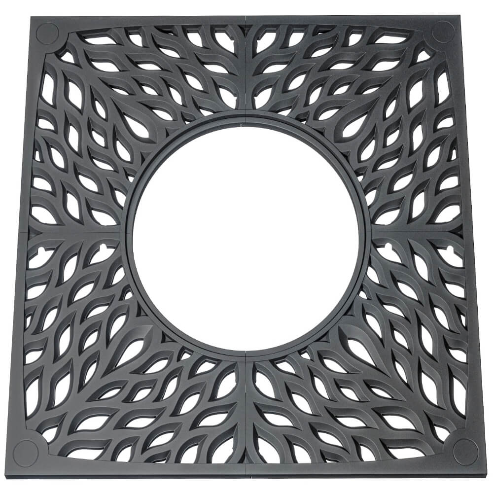 Приствольная решетка для дерева ZKING CRUST 2х2м Черная Серов фото