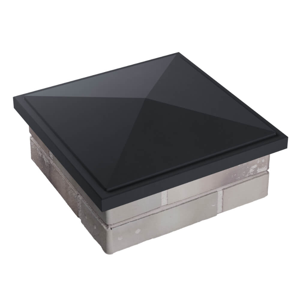 Колпак Zking БонаМоно Серый на столб 1.5х1.5 кирпича (385х385, 400х400мм) в Серове фото