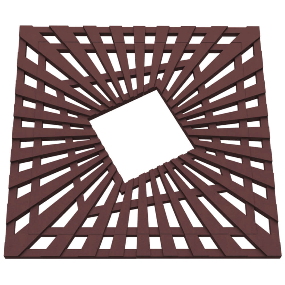 Приствольная решетка для дерева ZKING ATMOSPHERE 1.2х1.2м Коричневая в Серове фото