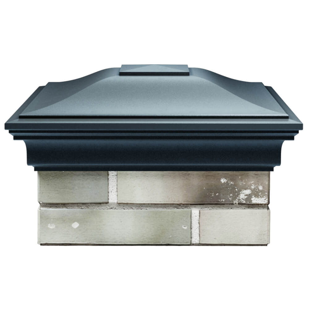 Колпак Zking Монблан Серый на столб 1.5х1.5 кирпича (385х385мм) Серов фото