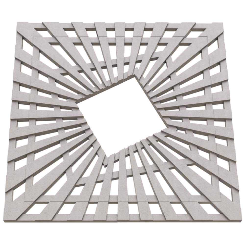 Приствольная решетка для дерева ZKING ATMOSPHERE 1.2х1.2м Бежевая в Серове фото