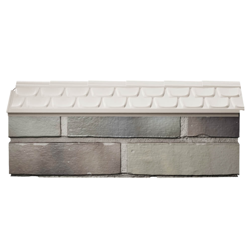 Парапет Zking Эльбрус Бежевый с посадкой на 0.5 кирпича (130мм) в Серове фото