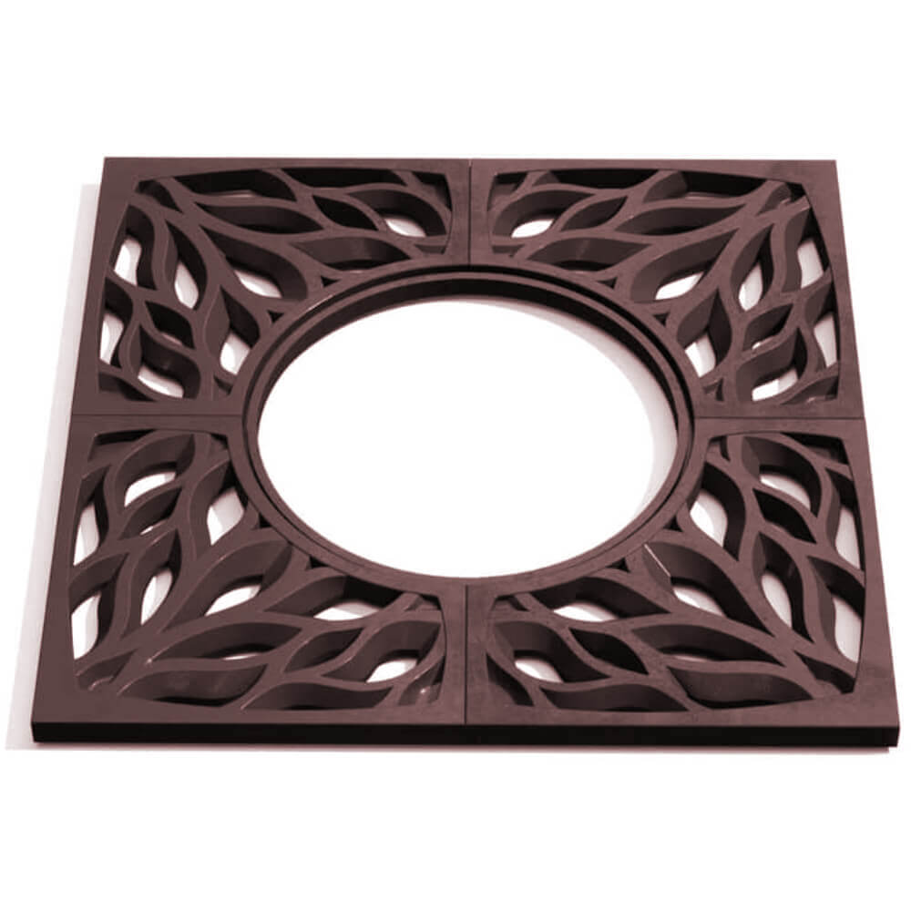 Приствольная решетка для дерева ZKING CRUST 1.2х1.2м Коричневая Серов фото