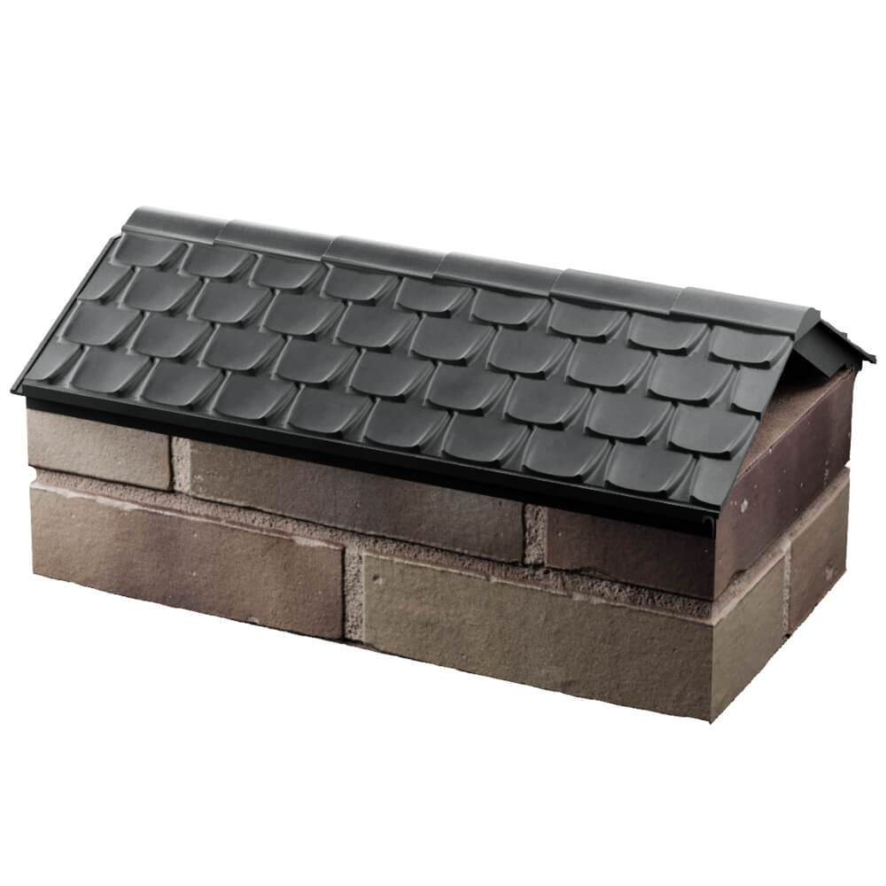 Парапет Zking Эльбрус Серый с посадкой на 1 кирпич (255мм) в Серове фото