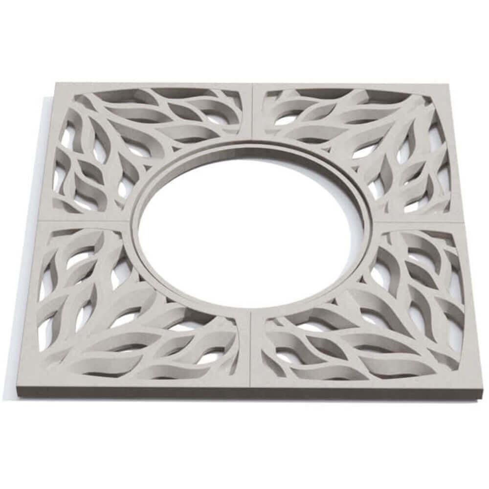 Приствольная решетка для дерева ZKING CRUST 1.2х1.2м Бежевая Серов фото