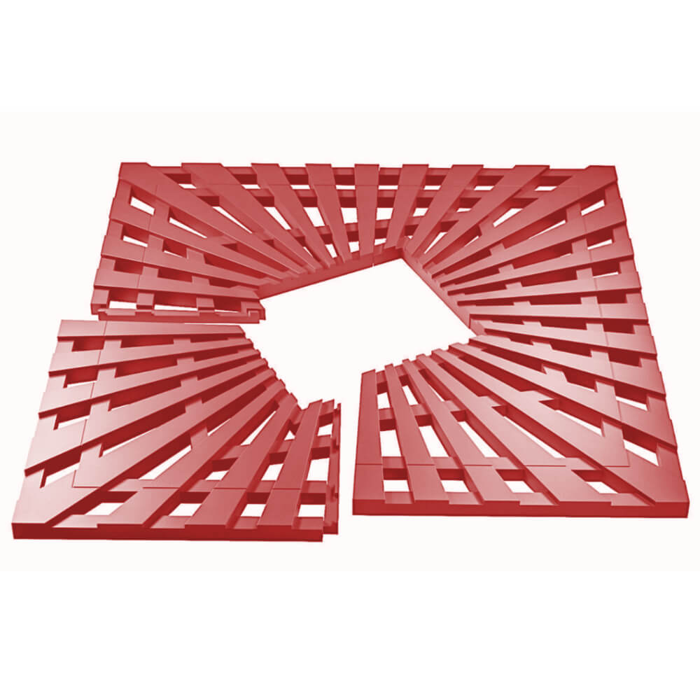 Приствольная решетка для дерева ZKING ATMOSPHERE 1.2х1.2м Красная в Серове фото