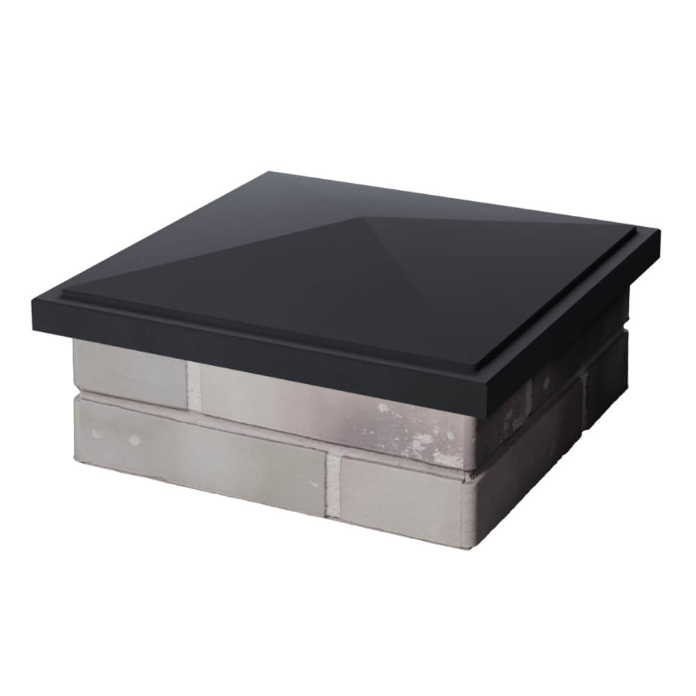 Колпак Zking БонаМоно Серый на столб 1.5х1.5 кирпича (385х385, 400х400мм) в Серове фото